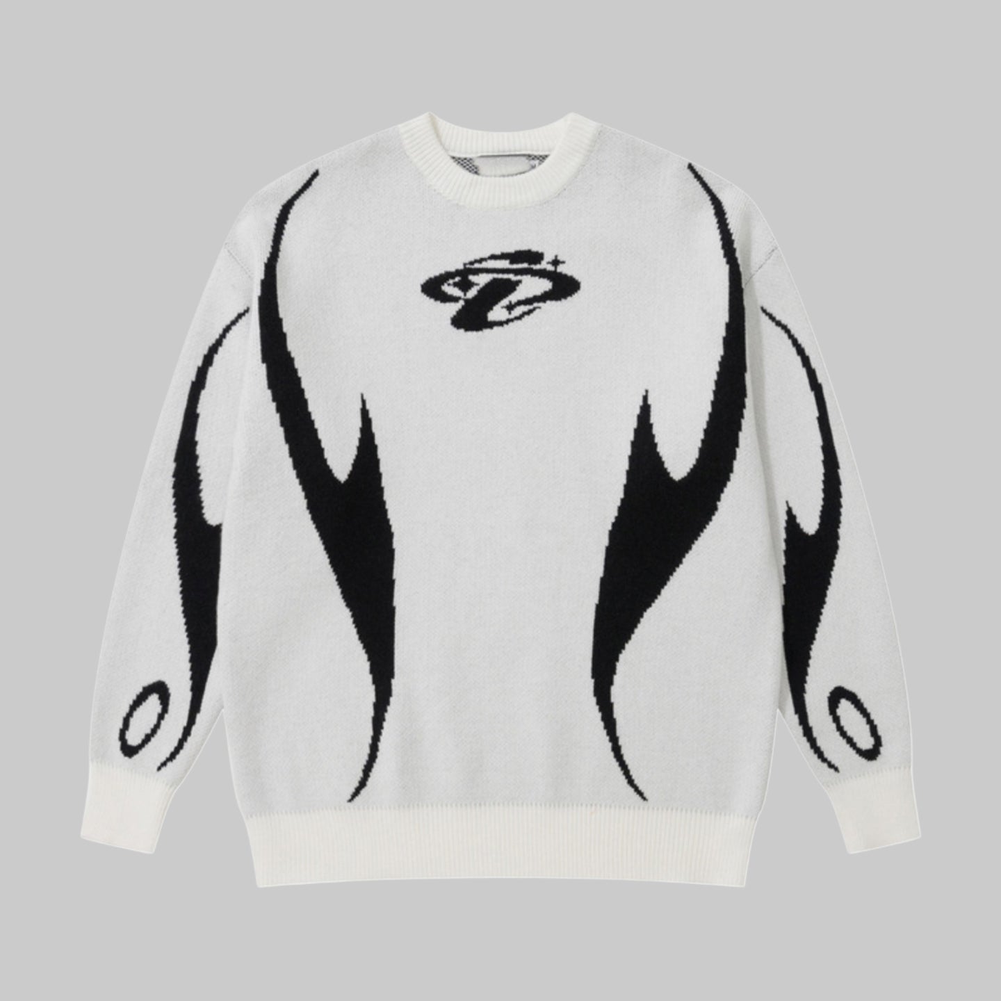 Unisex Commuter Pullover Sweater – Loose Round Neck Knit