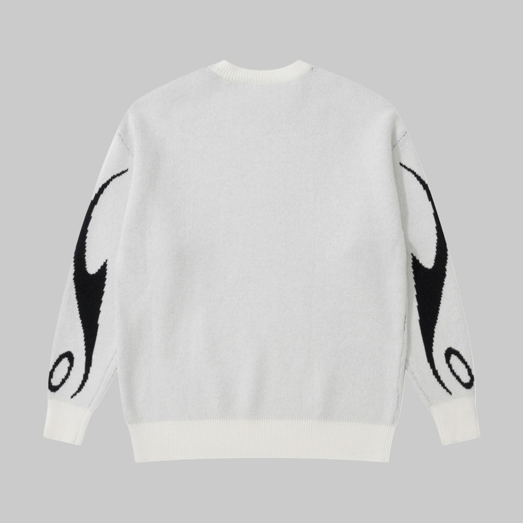 Unisex Commuter Pullover Sweater – Loose Round Neck Knit