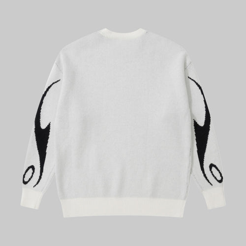 Unisex Commuter Pullover Sweater – Loose Round Neck Knit