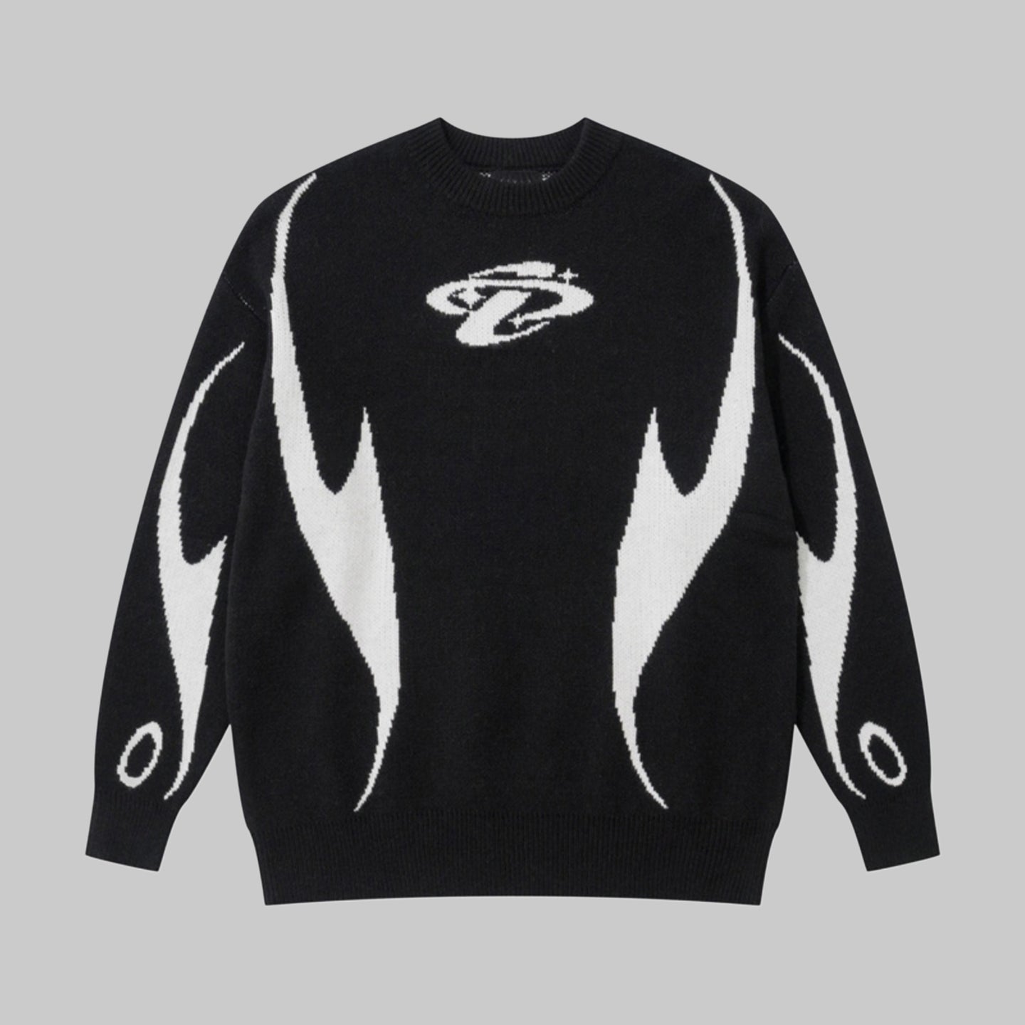 Unisex Commuter Pullover Sweater – Loose Round Neck Knit