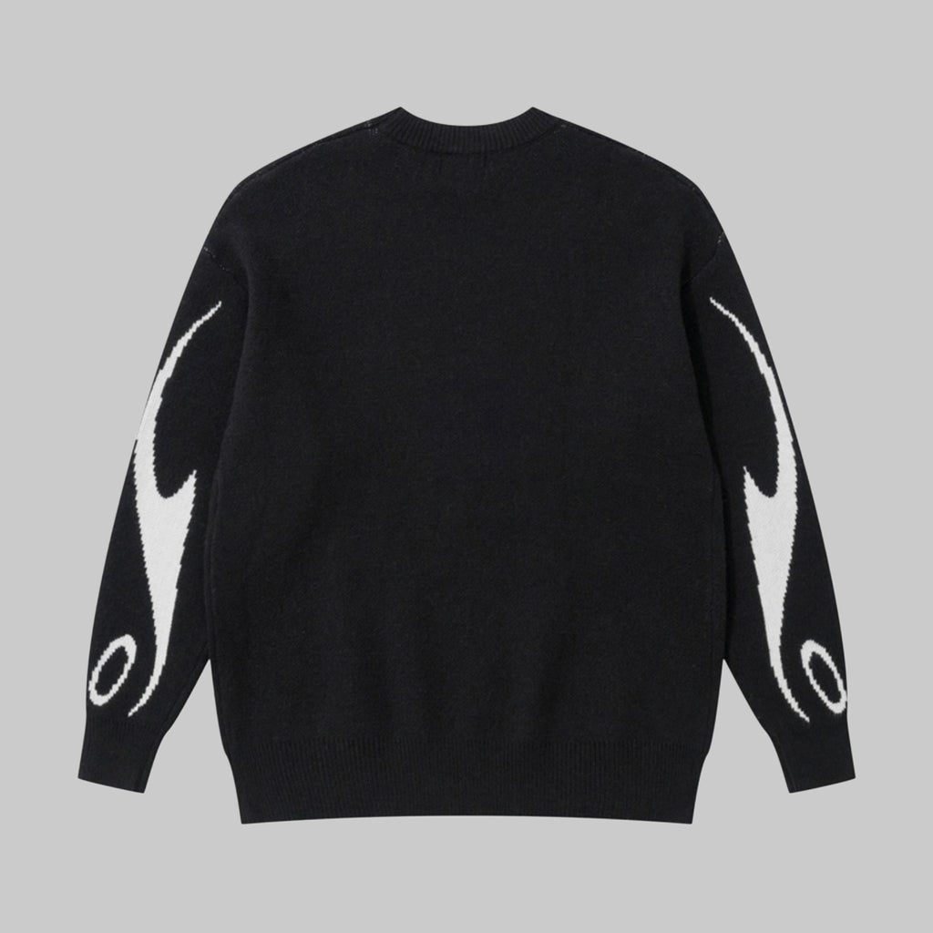 Unisex Commuter Pullover Sweater – Loose Round Neck Knit