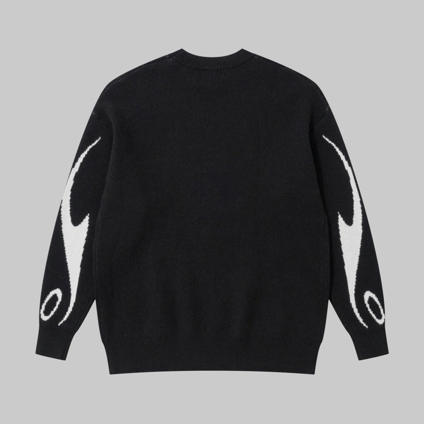 Unisex Commuter Pullover Sweater – Loose Round Neck Knit