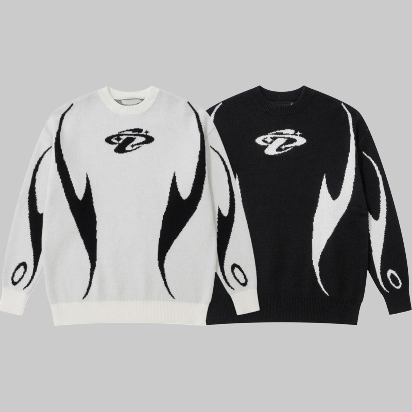 Unisex Commuter Pullover Sweater – Loose Round Neck Knit